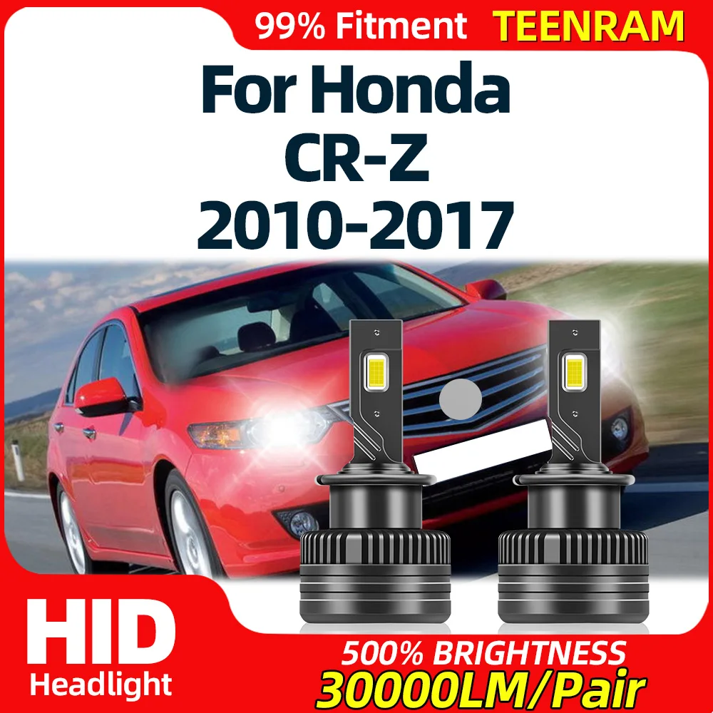 

120W Canbus LED Headlight Bulbs 30000LM Replace 1:1 HID Xenon Lamps 12V For Honda CR-Z 2010 2011 2012 2013 2014 2015 2016 2017