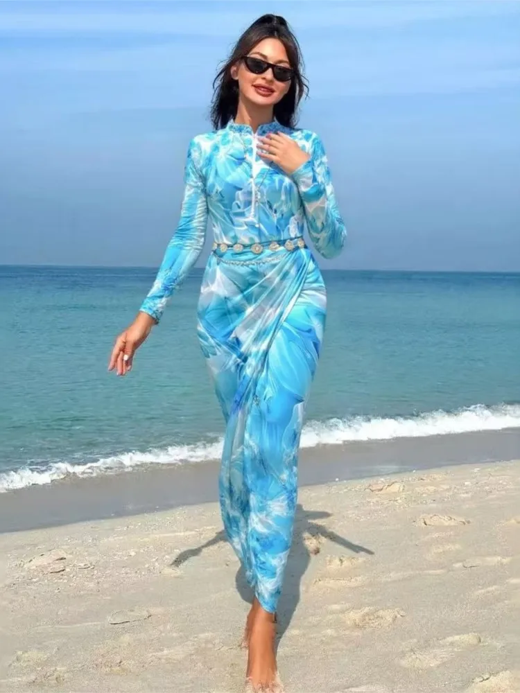 

Боди-бикини, купальники для женщин с юбкой, купальный костюм, новинка лета, пляжная одежда с принтом, праздничные накидки на бикини, наряды