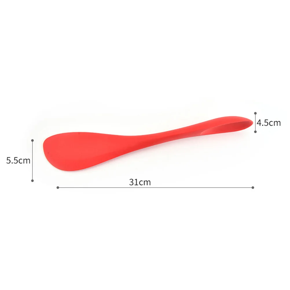 

2 Pcs Silicone Spatula Multifunctional Baking Tool Dual Purpose Cake Cream Scraper Non Stick Odorless Eco Friendly Lightweight