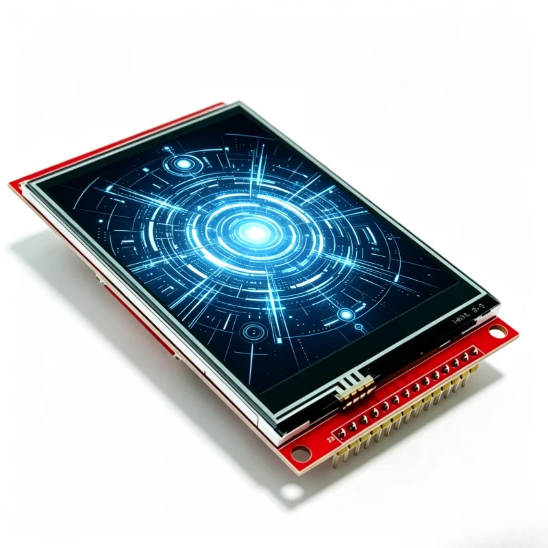 3.2 Inch IPS Red Module ESP32 Display TFT LCD ILI9341 Drives Factory Electronics SPI Serial LCD Screen 240*320