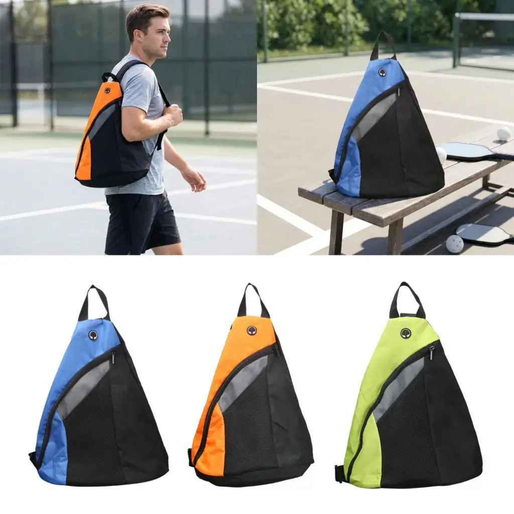 

Pickleball Bag Sports Storage Bag Stylish with Zipper Lightweight Outdoor Women Men Large Capacity Versatile Carry Carrier