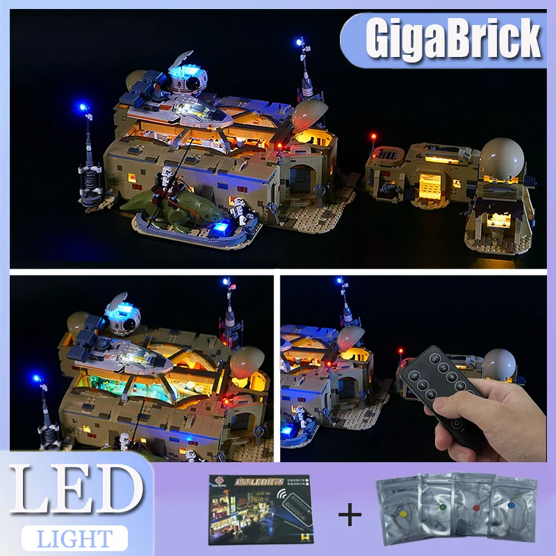 

Комплект светодиодных фонарей премиум-класса «сделай сам» для Lego 75290 (только светодиодный светильник, без модели блоков), осветление ваших творчества