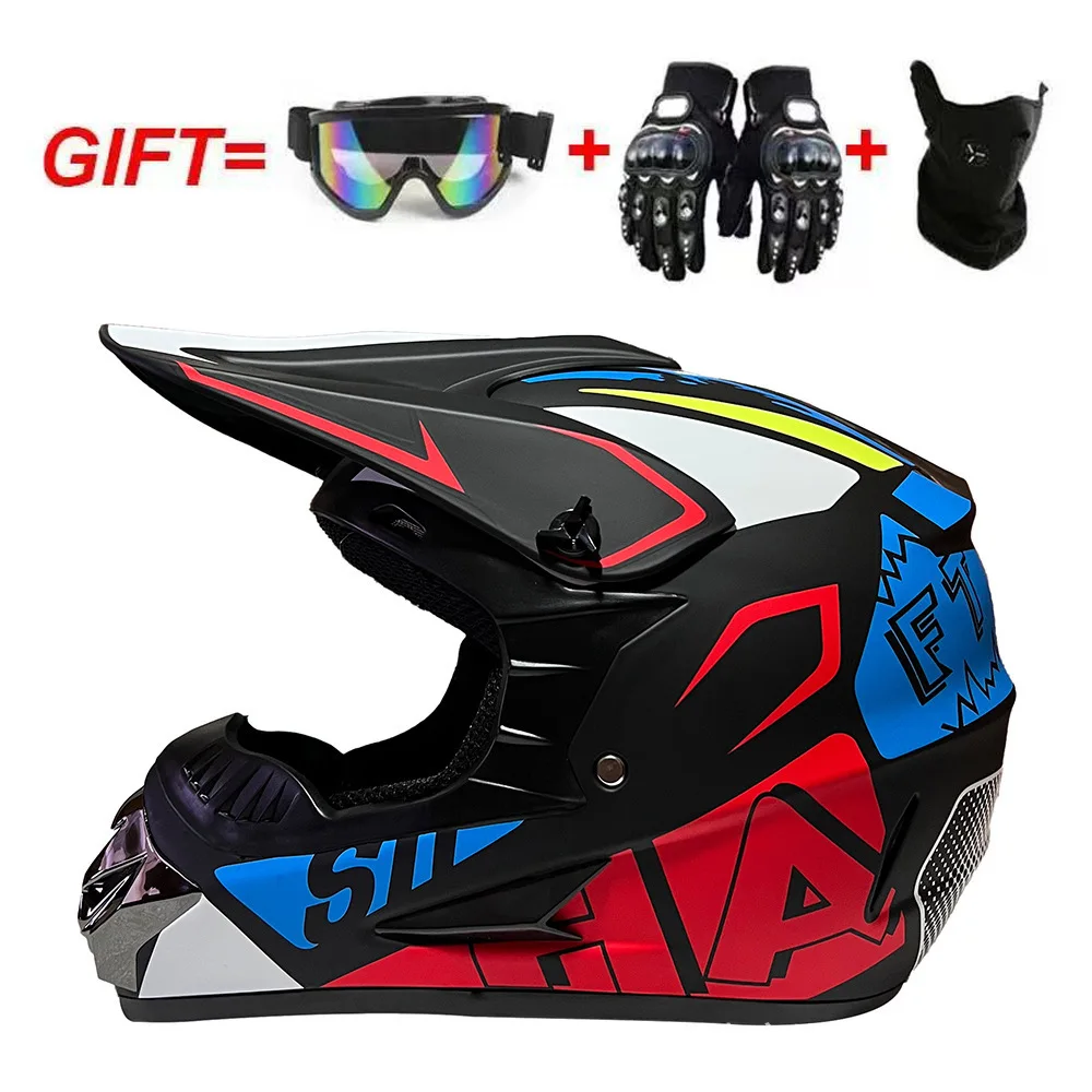 

Motorcycle Helmet Men's Race Off-Road Mountain Riding Helmet Color Breathable