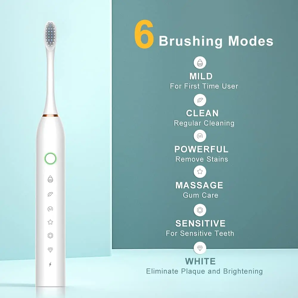 Wh-58 Wholesale China Customized Smart Toothbrush Kit OEM Adults Sonic Electric Toothbrush