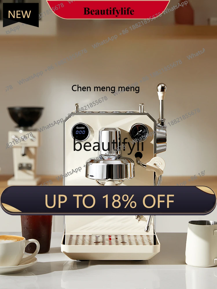 

Semi-automatic coffee machine home small office espresso