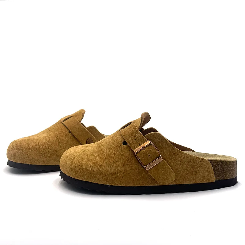 2026 Neue Modische Ledersandalen für Herren und Damen Retro Lässige Bequeme Rutschfeste Strandschuhe für Frühling und Herbst Mode