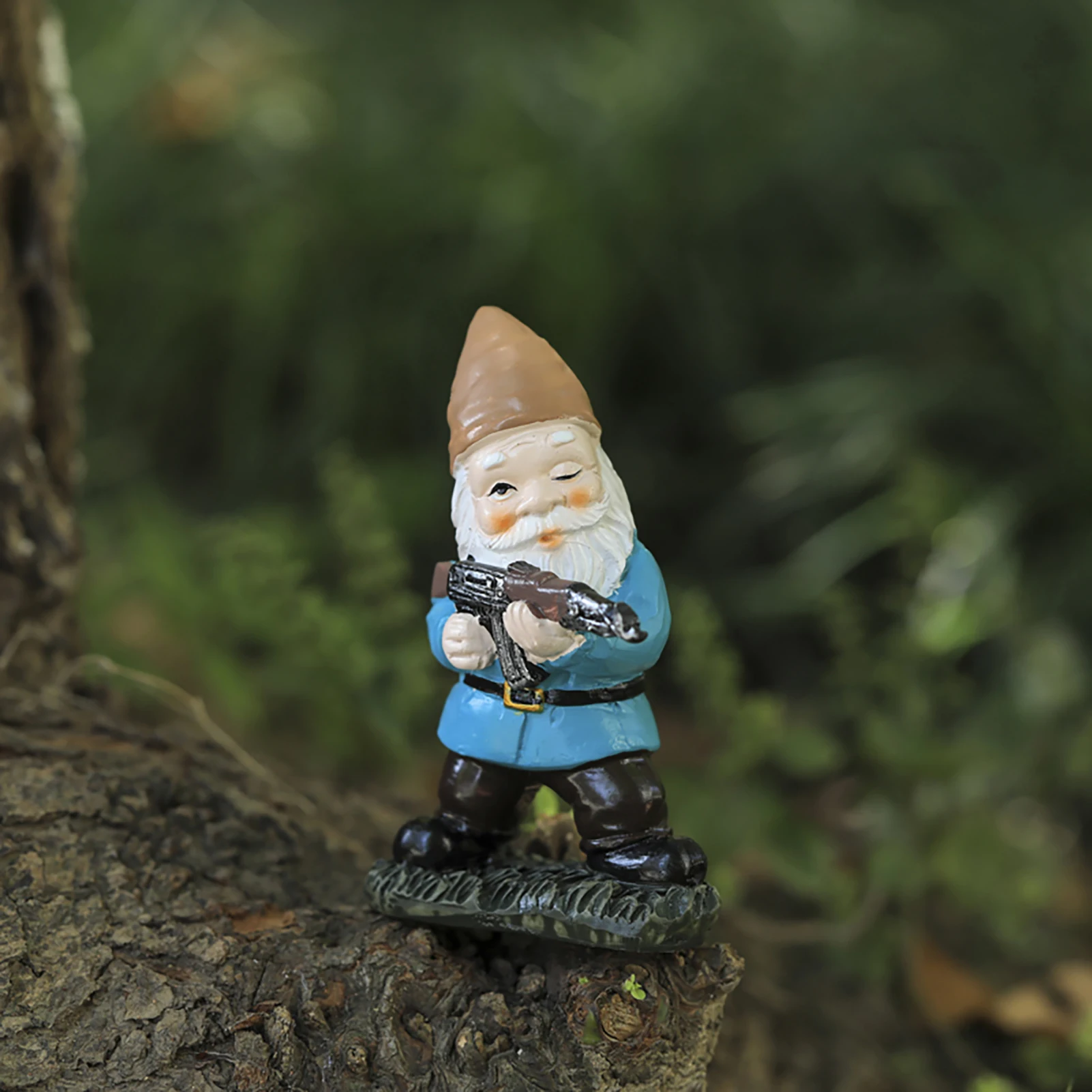 3pcs/set Fairy Garden Drunk Gnomes Miniature Ornaments Set Resin Gnome Sculpture for Planter Flowerpot Garden Decor Statue