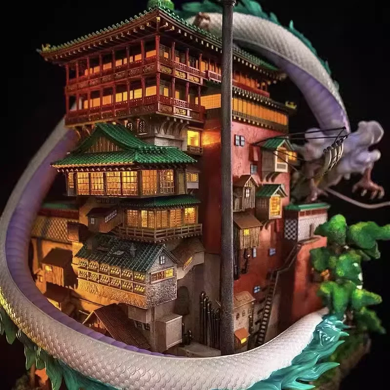 yyhc[Full Spot] Hayao Miyazaki Series Spirited Away Oil House, Limited Edition, Figure, Model, Statue