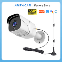 Tuya 5MP Outdoor Bullet Security Camera 5G WiFi IR Night Vision Motion Detection IP66 Waterproof 24/7 Recording Cloud/SD Storage
