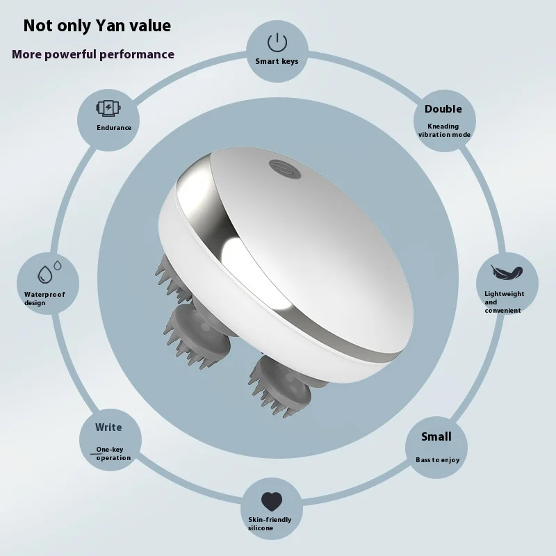 Pet Massage Machine Head Therapy Dragon Claw Hand Relaxation Scalp Massager Octopus Electric Rechargeable Head Massage Machine