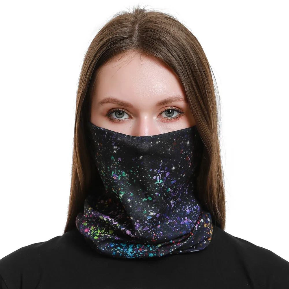 Galaxie Design nahtlose Bandanas für Frau Mann Sport Heabands Radfahren Sturmhaube weibliche männliche Hals Gamasche deporte Gesichts maske – Detail 5