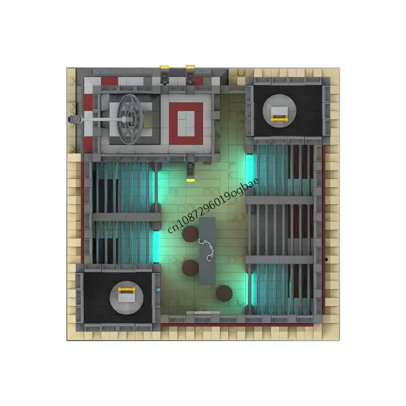 Nieuwe 1639 Stuks Beroemde Ster Battle Film Moc Geklonkt Base Gevangenis Model Custom Puzzels Diy Creatieve Ideeën Kinderen Speelgoed Verjaardagscadeautjes