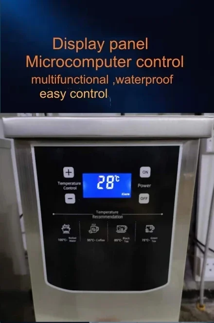 Calentador de agua caliente automático portátil de alta presión, agua hirviendo de 10-30 litros para tiendas de té y urna de agua caliente