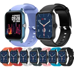 New Silicone 20mm Strap For COLMI P8/P8 Plus/Pro/SE Sport Watch band For Amazfit GTS 2 2E 2 Mini Bip S/U/GTS 3 Bracelet correa