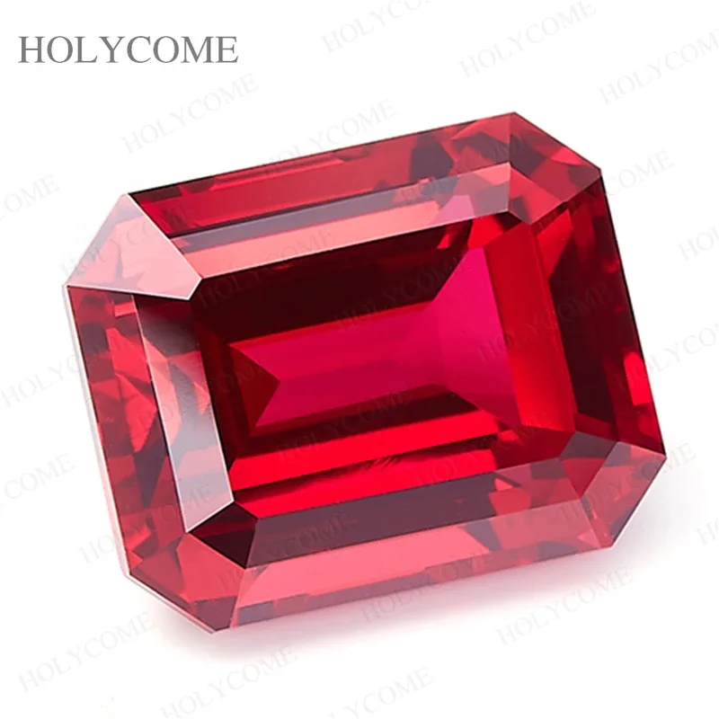 

Top Emerald Shape Lab Grown Ruby Selectable AGL Certificate Natural Pigeon Red Excellent Jewelry Making Fine Beads DIY Material