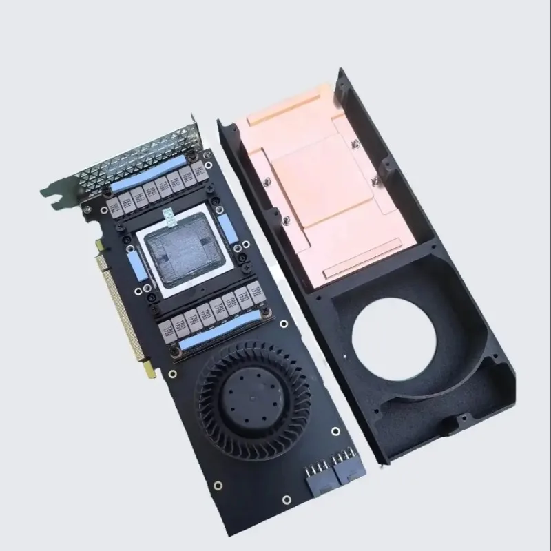 V100 SXM2 32g 16g Copper Cooling Turbofan To PCIE Adapter Card To PCIE Adapter Board Pure