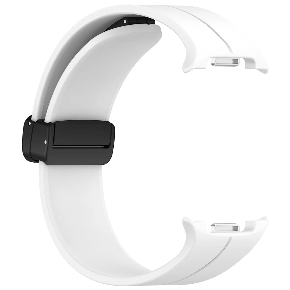 Tali Silikon untuk Jam Tangan Samsung Galaxy 8 / 8 Tali Jam Tangan Gesper Lipat Magnetik Olahraga Tali Klasik