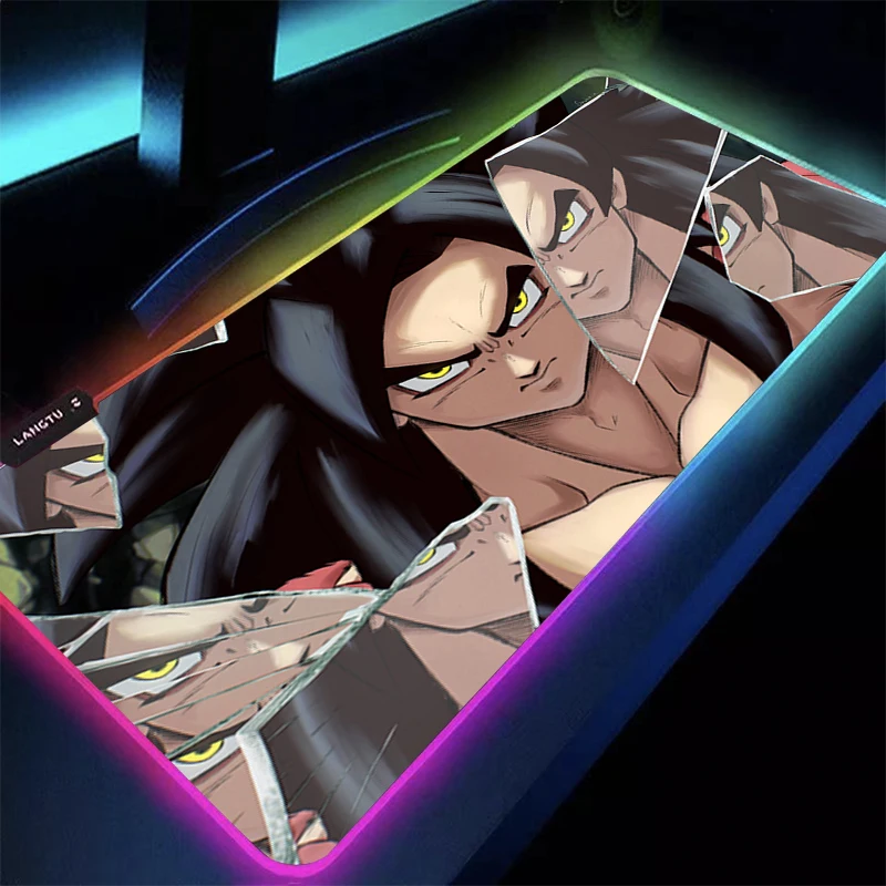 

Компьютерный коврик для мыши Varmilo с клавиатурой DBZ Dragon Ball, нескользящий игровой коврик в стиле аниме, ковер для настольного геймера, мягкий коврик для мыши