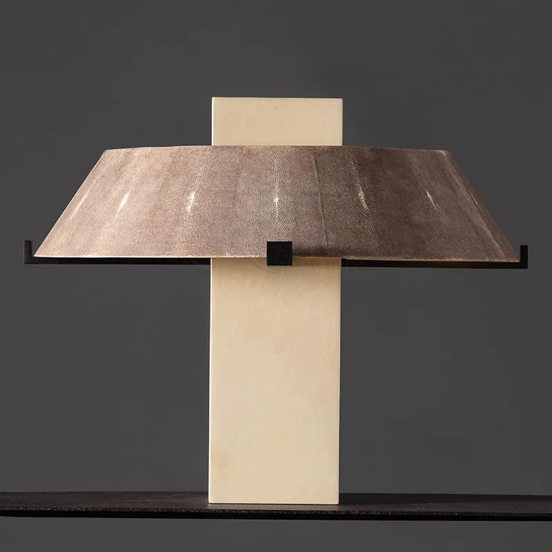 

Postmodern minimalist desk lamp living room art bedroom bedside glass