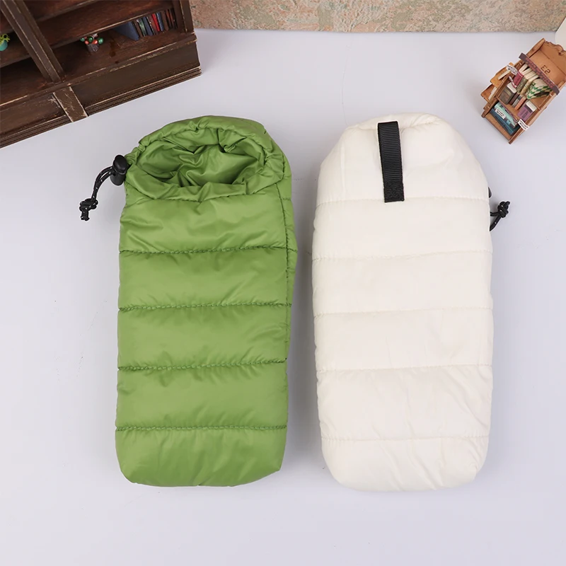 1Pcs Doll Simulation Sleeping Bag Dollhouse Bedroom Furniture Toys Dollhouse Outdoor Camping Scene Decoration Accessories