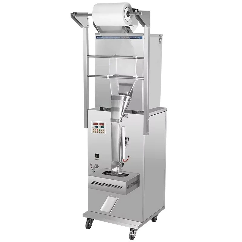 

1-500g Vertical Small Snack Puffed Food Popcorn Potato Chips Filling and Packing Machine