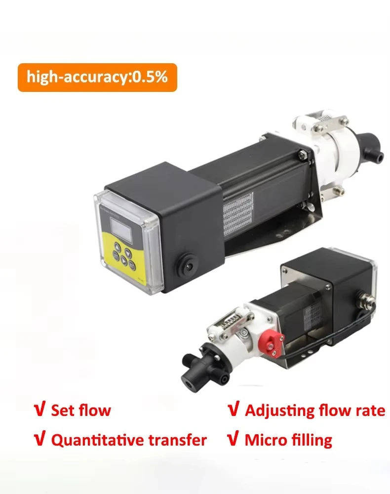 Lithium Electrolyte Micro Precise Metering Miniature Gear Piston Reciprocating Stainless Steel Valveless Pump High Efficiency