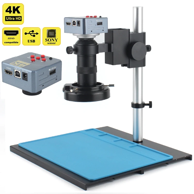 4K 60FPS HDMI 1080P Full HD Microscope Industrial USB Digital Video Microscope Camera 1/2