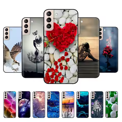 S21FE S21 FE S 21 FE Case For Samsung Galaxy S21 Plus Ultra Luxury Painted Cover For Samsung Galaxy S21FE S21+ Ultra Case Fundas