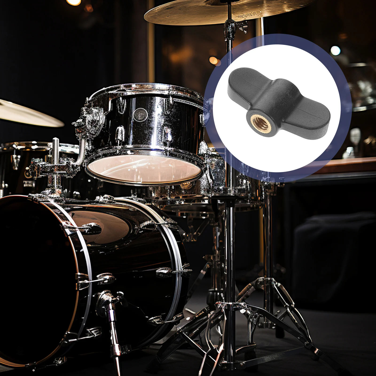 4 قطعة مجموعة طبلة الأجهزة آمنة لقط مقابض المسمار لأدوات تركيب حامل الصنج استبدال طبل الملحقات