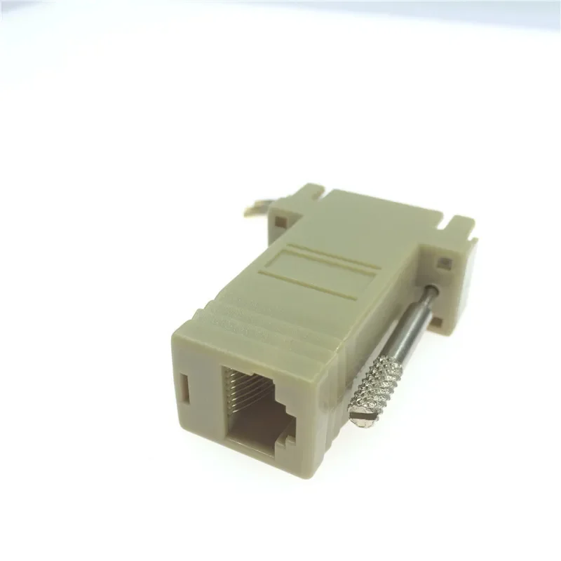 Connecteur adaptateur DB9 femelle vers RJ45 femelle vers RJ45, connecteur Rs232 modulaire Cab-9as-fdte vers Rj45 DB9 pour ordinateur AQJG, haute qualité