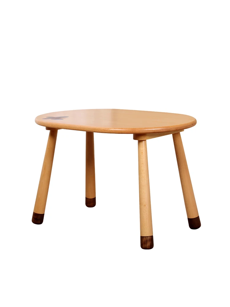 

Solid wood children's tables and chairs Kindergarten desks Household baby liftable
