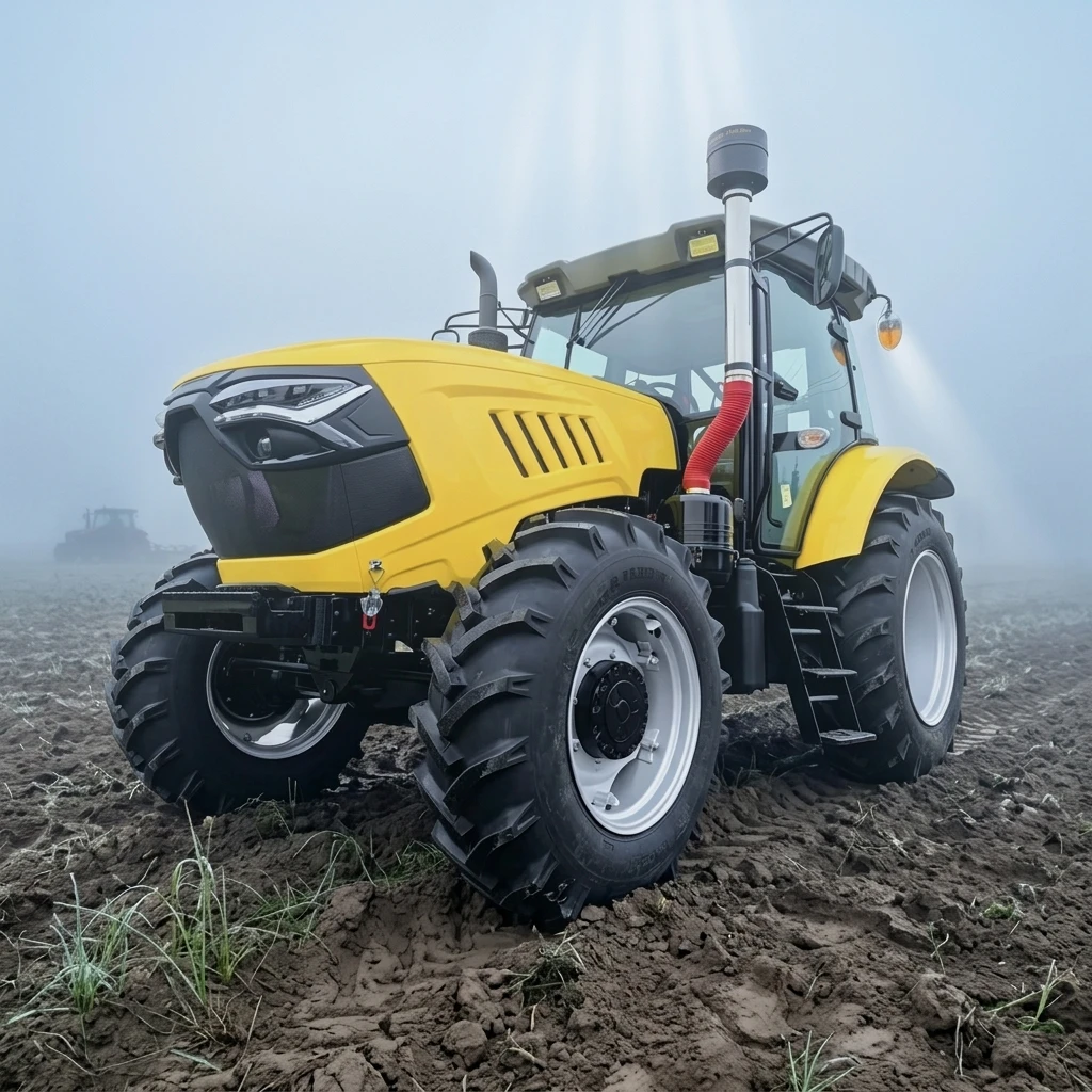 Image of Landwirtschaftliche Traktoren Landwirtschaftliche Ausrüstung 4x4 Dieseltraktor für die Landwirtschaft Landmaschinen Andere Landmaschinen 90PS