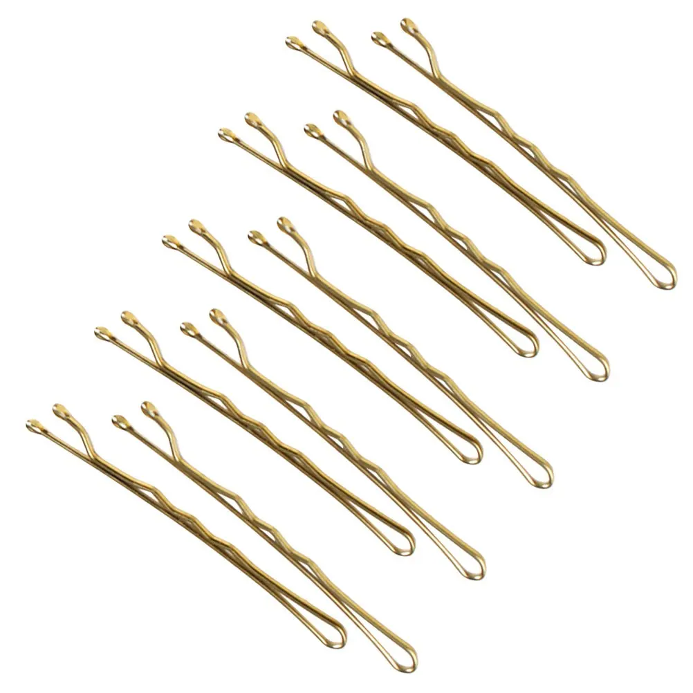 

96pcs Bobby Pins Metal Hair Clips Candy Hair Slides For Women Durable Non-Slip Hairpins Reusable Styling Tools Gold