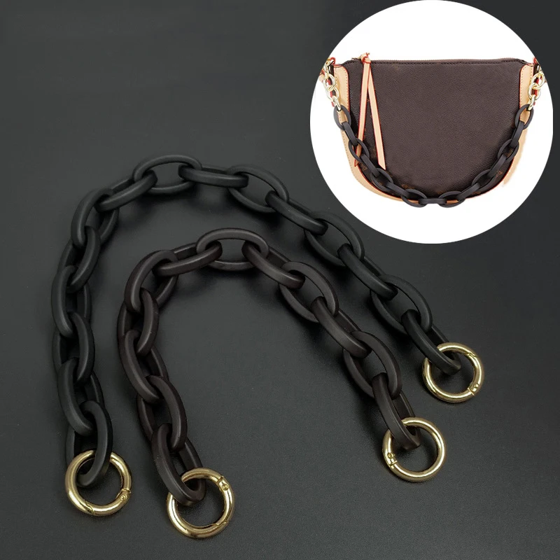 

Acrylic Bag Chain 40cm Resin Chains Handbag Handles Detachable Replacement Customized Shoulder Bag Strap Bag Accessories