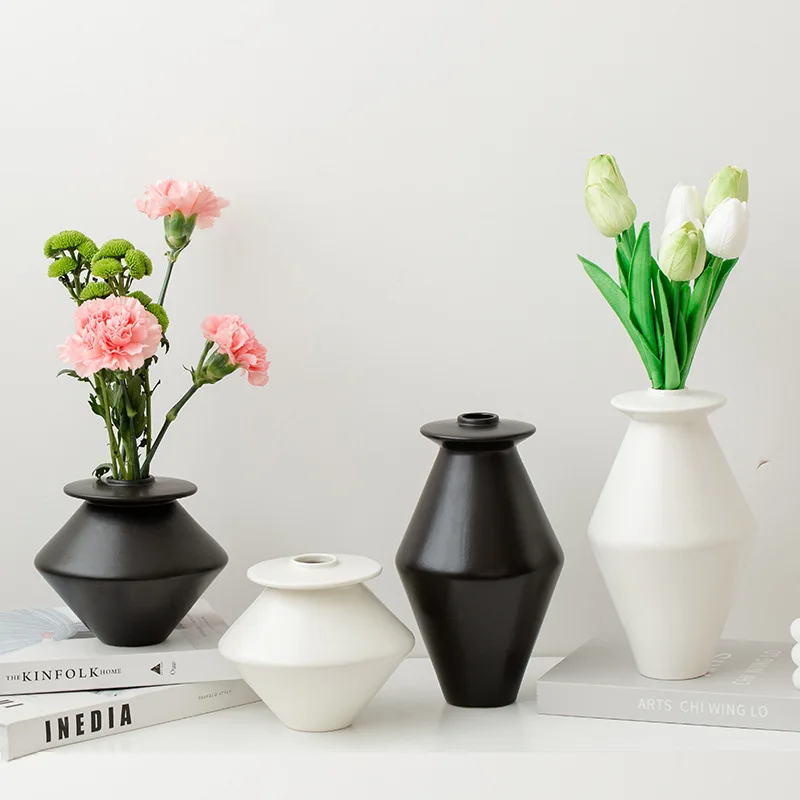 

Home ceramics, vase decoration, handicraft ornaments, art cone flower inserts