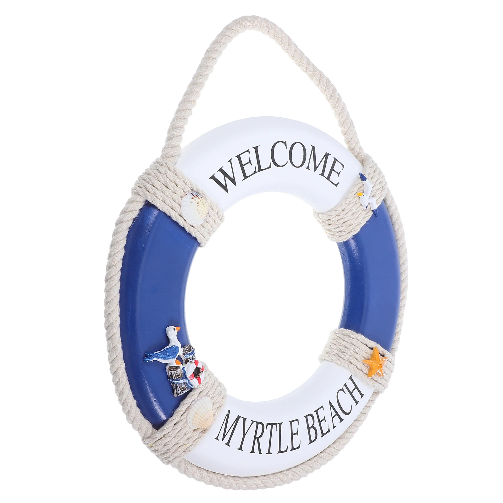 

Mediterranean Style Wall Hanging Nautical Party Decorations Themed Home Outdoor Ocean Ring