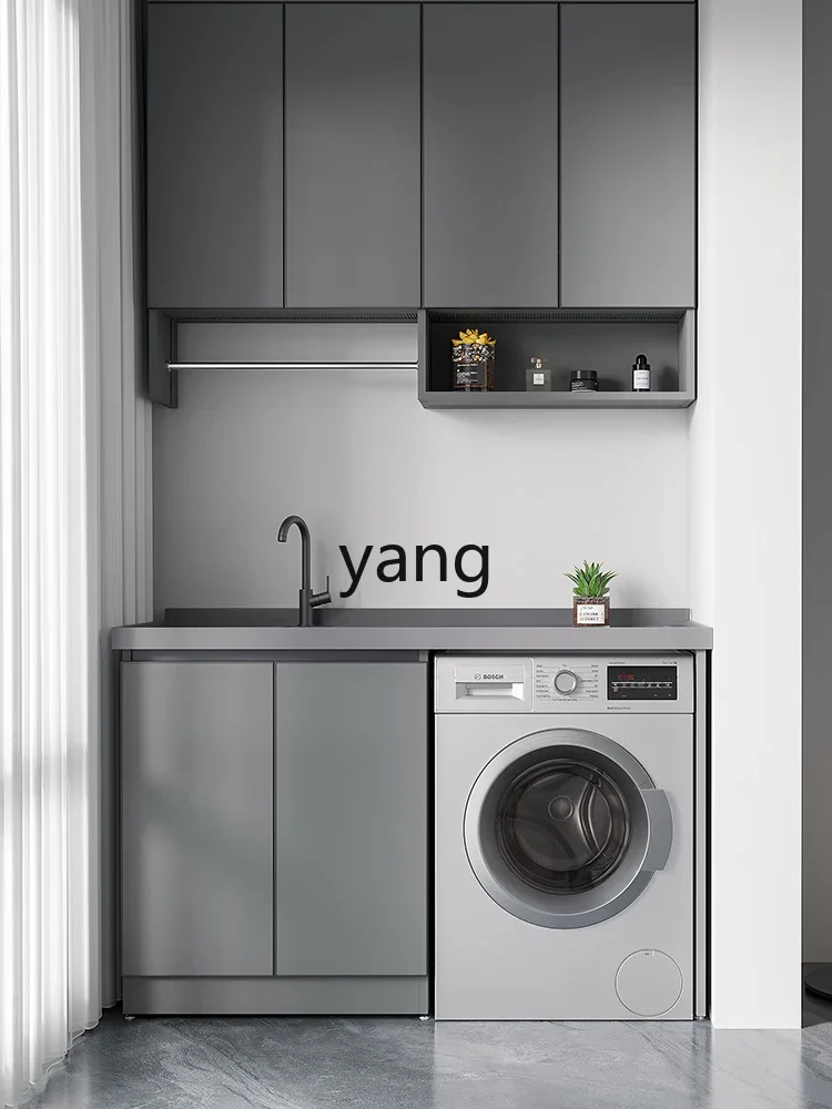 LM Washing Machine All-in-One Cabinet Balcony Companion Cabinet Alumimum Drum Wash Wardrobe