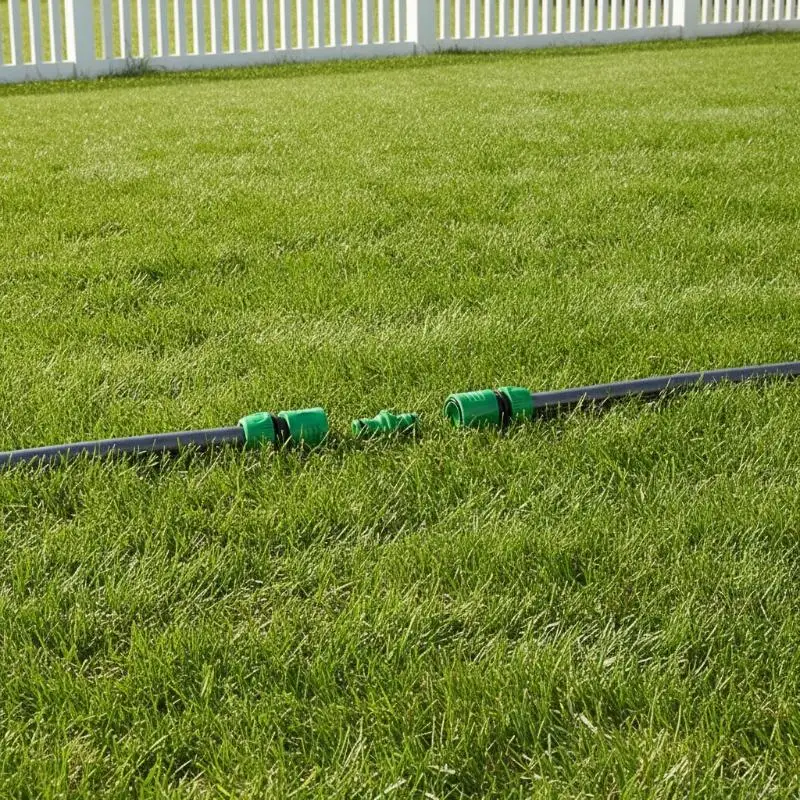 Double Way Hose Connector Leak Proof Rust Free PP Plastic Water Pipe Splitter for Garden Patio Lawn Watering