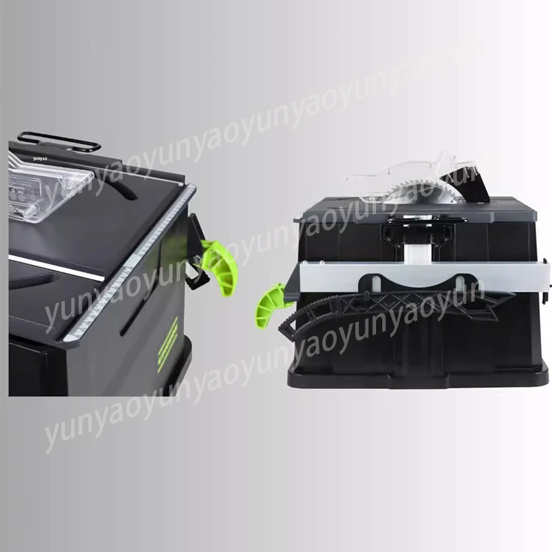 220V Flip Saw 45° Bevel Multi‑Function Cutter Home Use Woodworking Aluminum Small Table Saw High Precision Cutting Tool