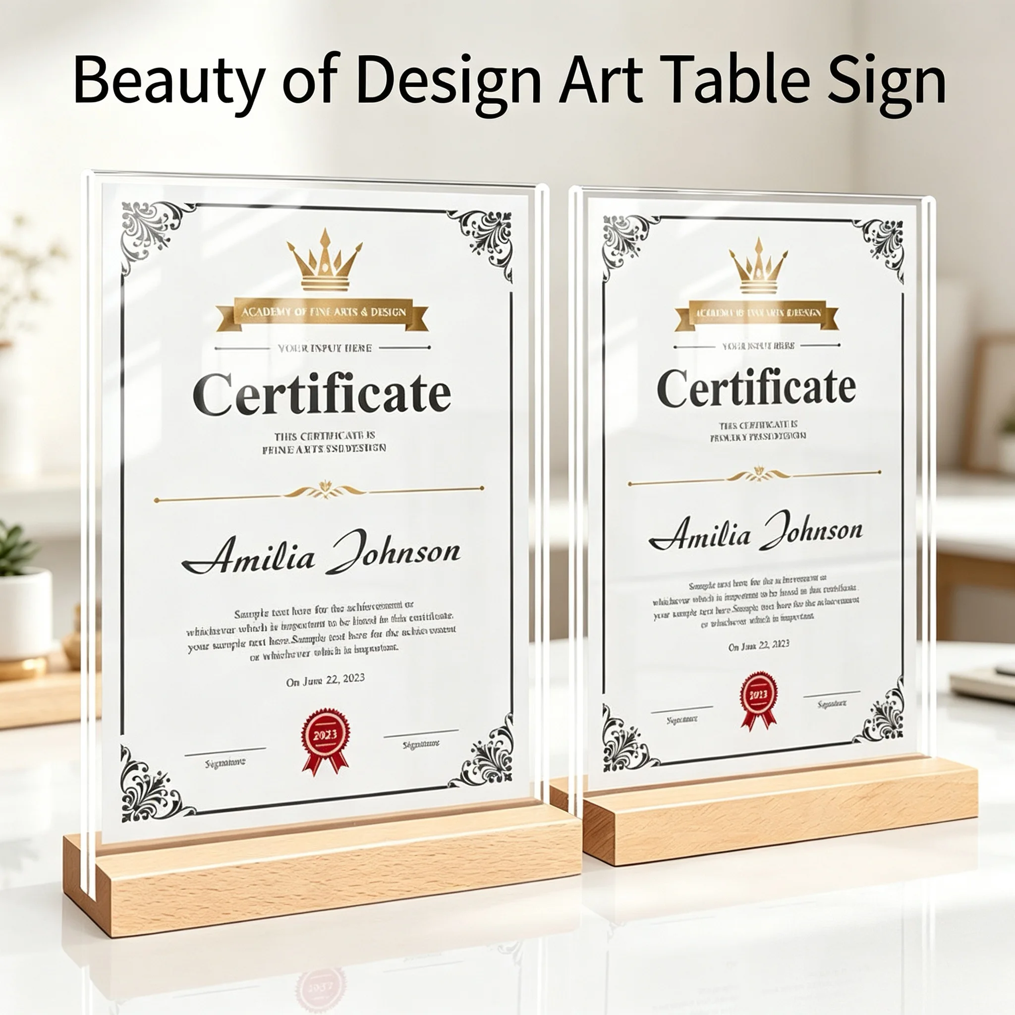 5 PCS A5 148x210mm T/ L Acrylic Sign Holder Display Stand Restaurant Table Menu Price Label Holder Photo Picture Poster Frame