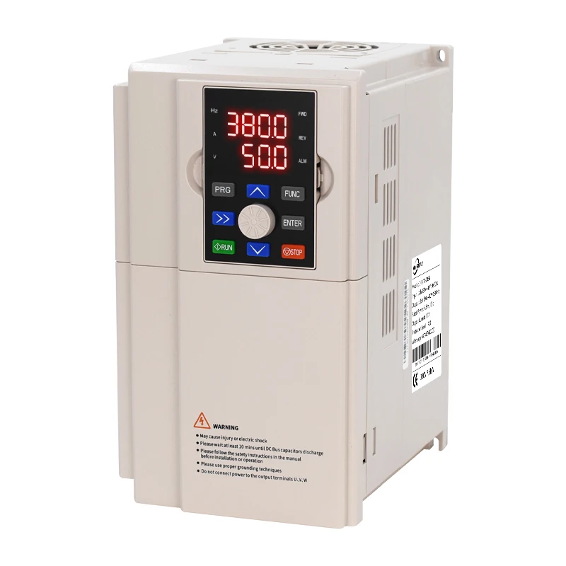 Ahzoto 3phase 380v VFD 7.5kw 11kw Variable Frequency Drive Inverter AC Motor Speed Controller for Machine Tool Fan Water Pump