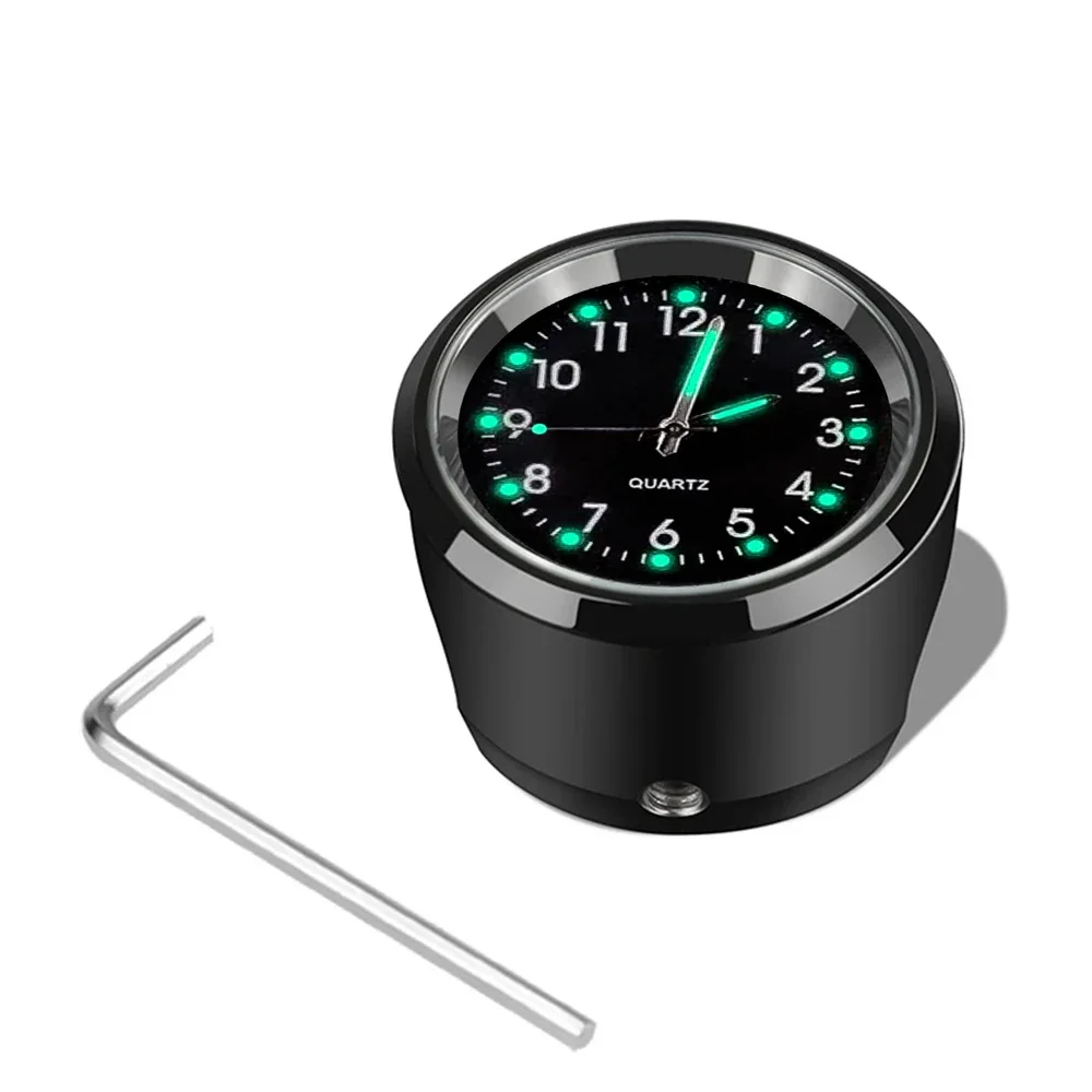 Universelle wasserdichte Chrom-Motorrad-Lenkeruhr Fahrrad-Scooter-Lenkerhalterung Uhr Motorrad-Zubehör – Detail 7