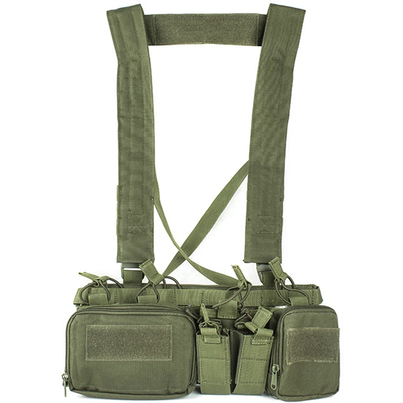 Tactical Equipment Tactical Vest Chest Rig Functional Men Hunting Gear Airsoft Equipments Outdoor Game Accessories