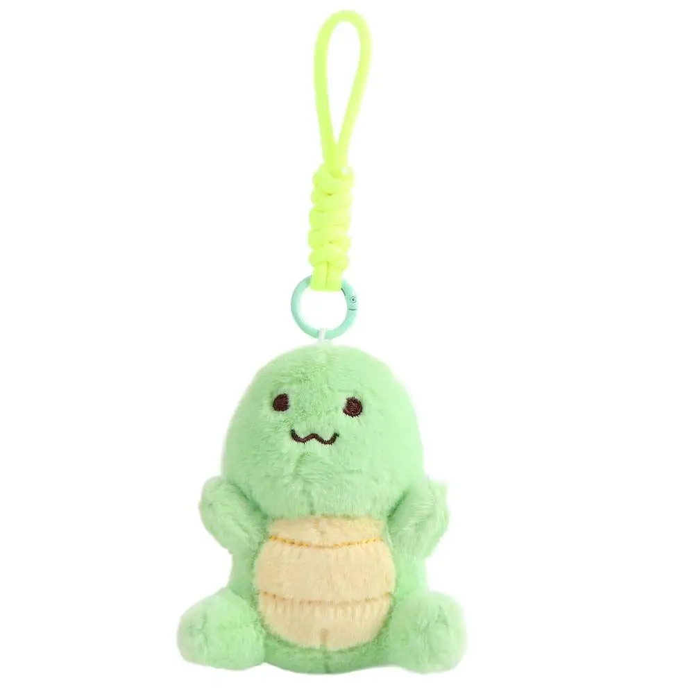 Rotatable Rotating Turtle Plush Keychain PP Cotton Animal Plush Turtle Key Ring Pull Cartoon Green Doll Key Ring Car Key Pendant