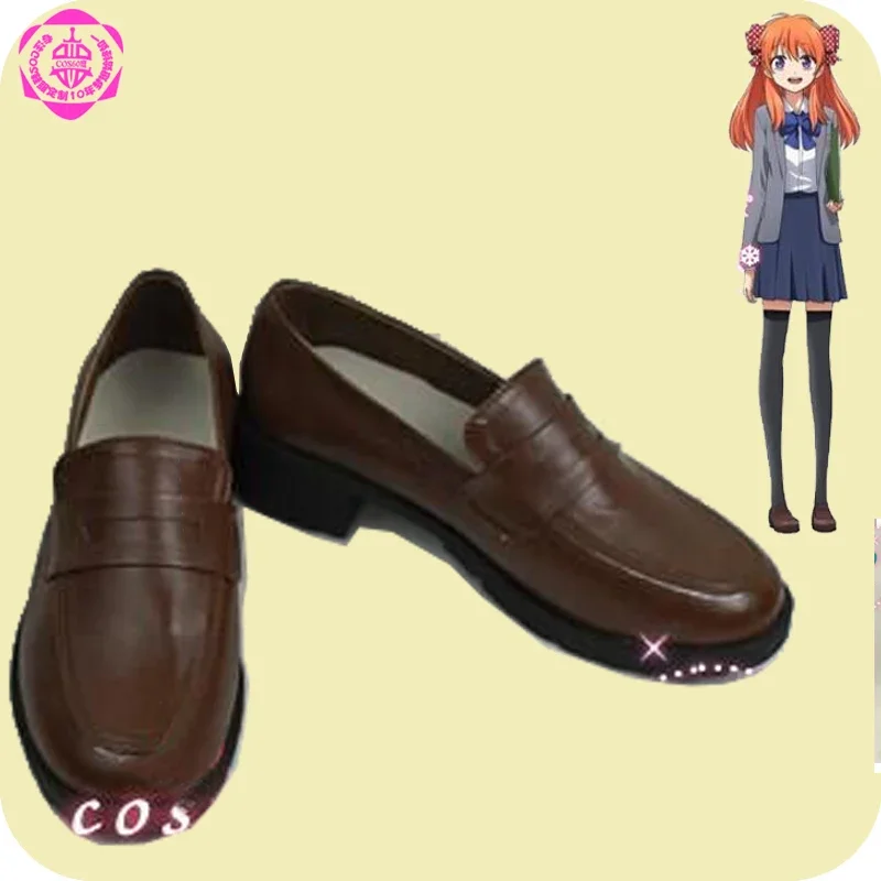 

Monthly Girls' Nozaki-kun Sakura Chiyo Anime Characters Shoe Cosplay Shoes Boots Party Costume Prop