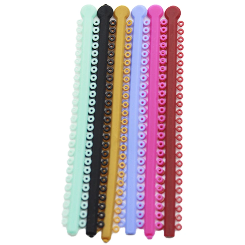AG 20pcs/Park Dental Orthodontic Elastic Ligature Ties Bands for Brackets Braces Colourful to Choose  Dentist Ortho Materials