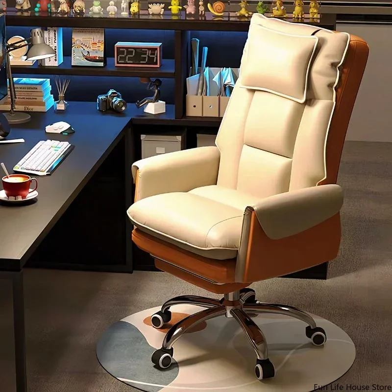 

New Reclining Backrest Computer Chairs, Comfortable Home Swivel Office Chairs, Home Sofa Seats, Boss Chairs, Home Furniture