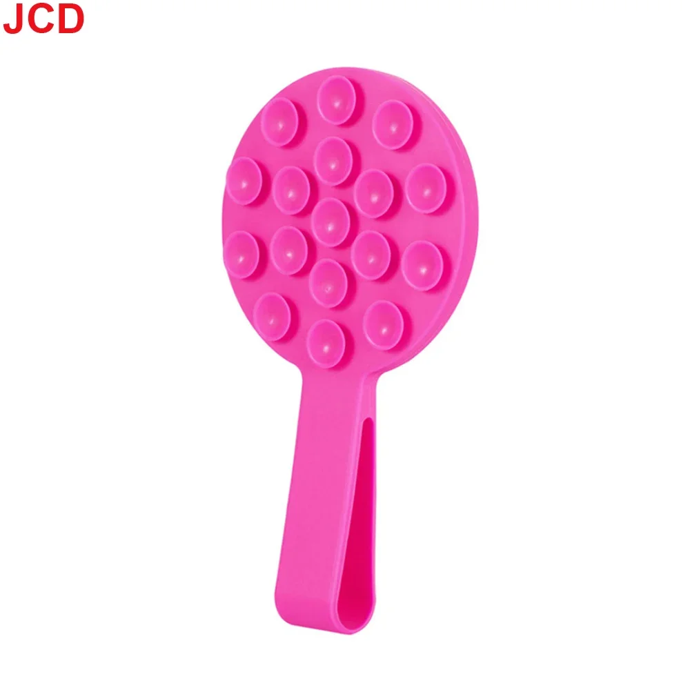 JCD 1개입 맥세이프 멀티 기능 자석 유니버설 폰 홀더 실리콘 흡착컵 휴대용 핸드헬드 스탠드