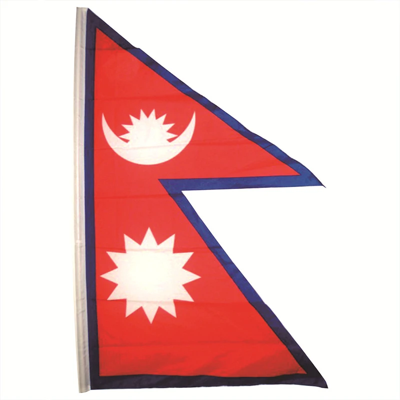 90x150cm  Nepal Flag  hanging polyester National Of Nepal banner