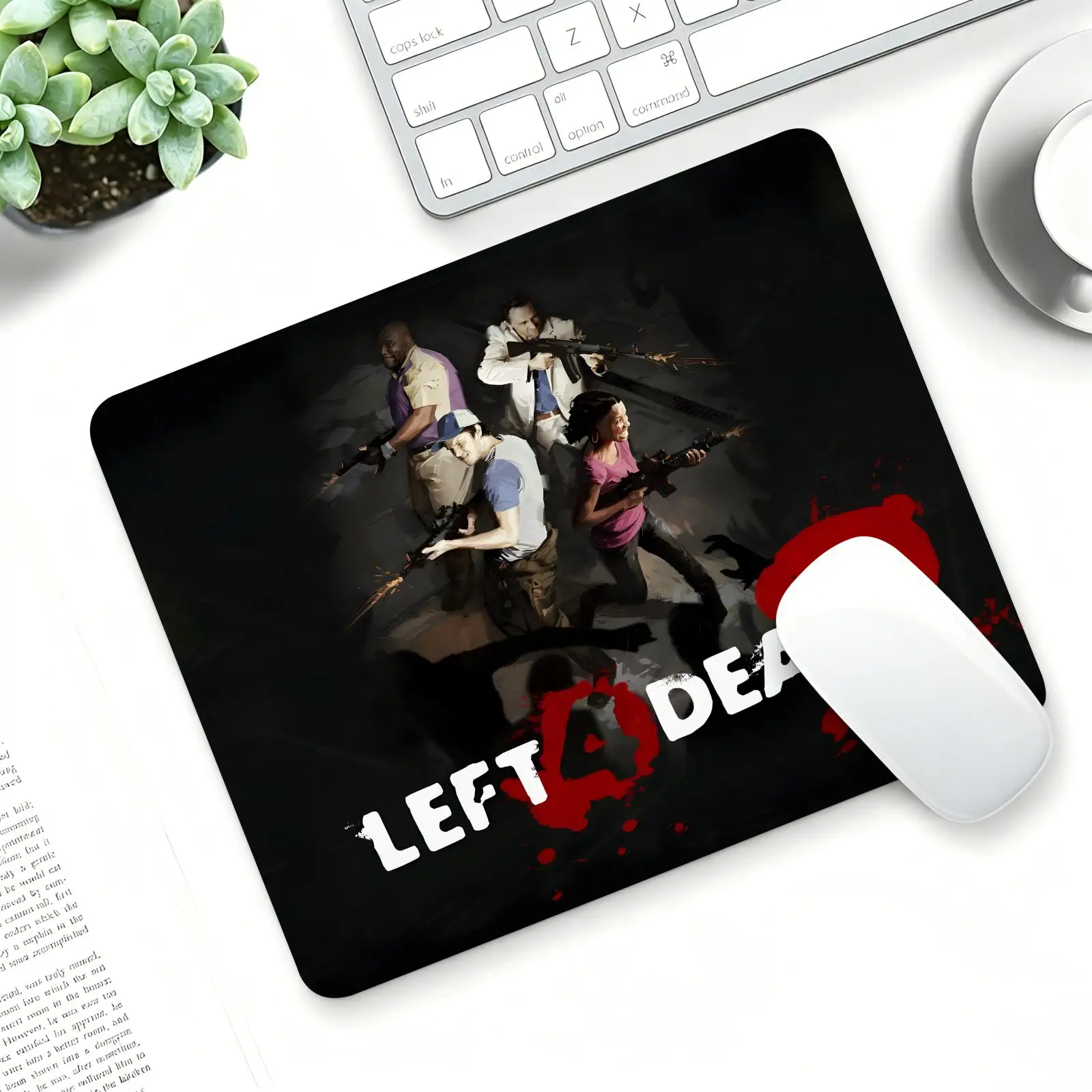 Left 4 Dead 2 Mouse Pad Regular gaming mouse pad S/M/L size Office mouse pad Laptop desk mat Stitched edge mouse pad